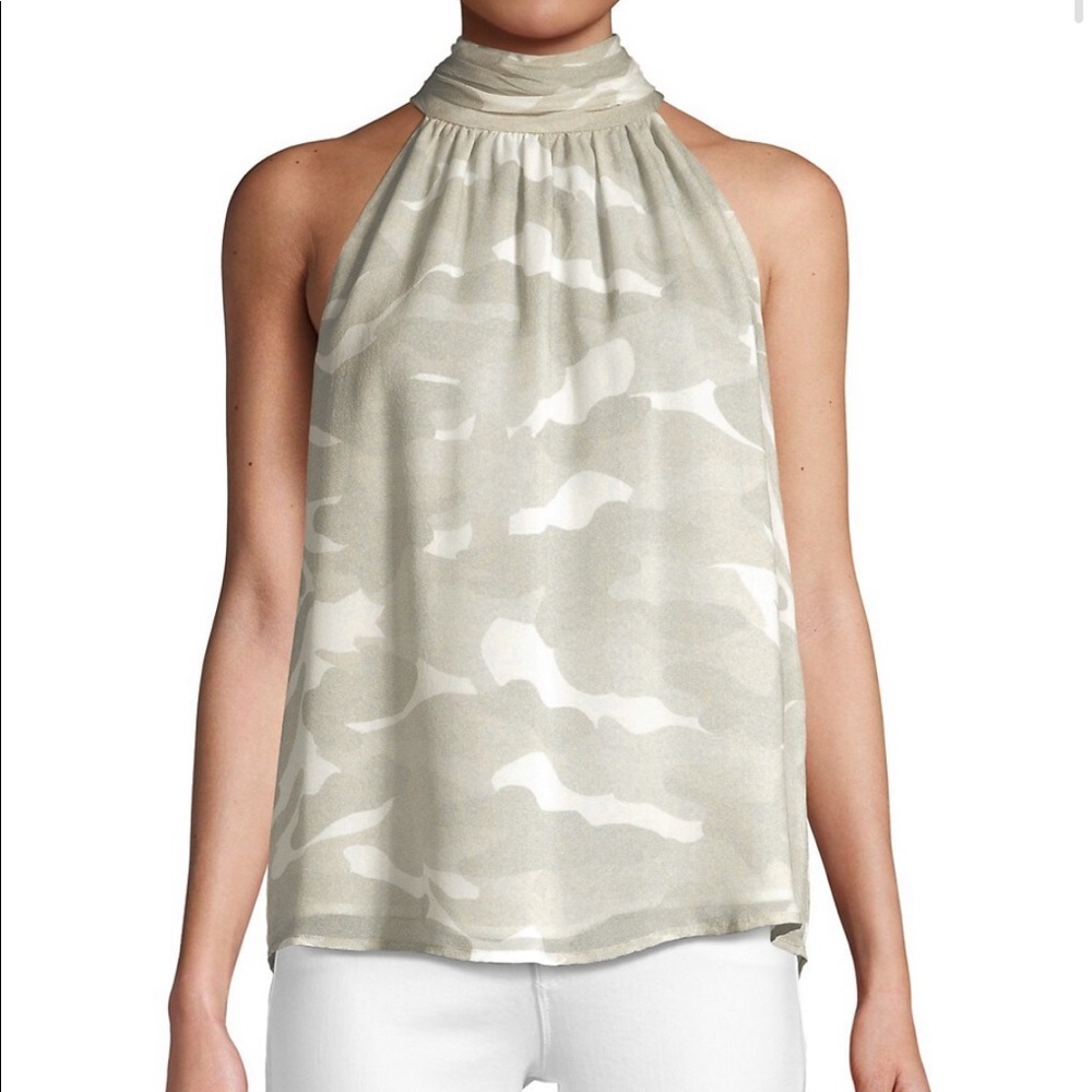 Joie Elora Silk Camo Tank